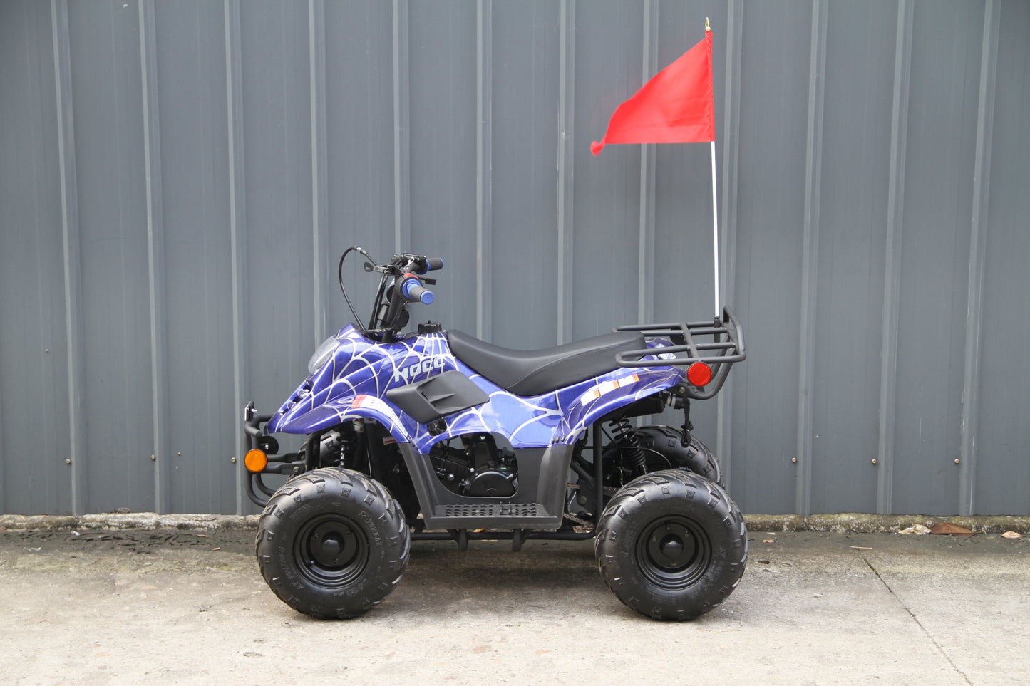 RPS Dinosaur ATV110-6S Youth Hunter Style ATV - 110cc, Automatic Transmission, Rear Rack, Electric Start, Thumb Throttle with Free Battery Charge, up to $49 value