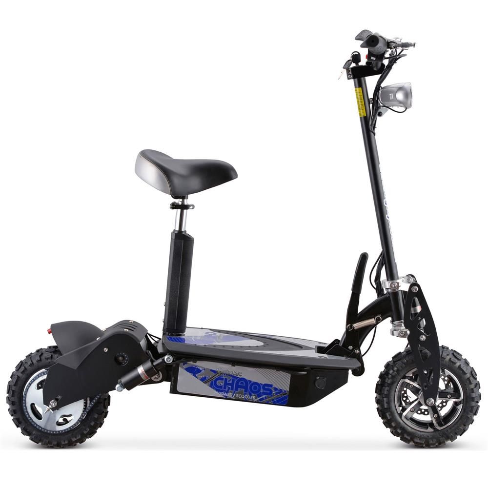 MotoTec | Chaos 2000w 60v Lithium Electric Scooter Black