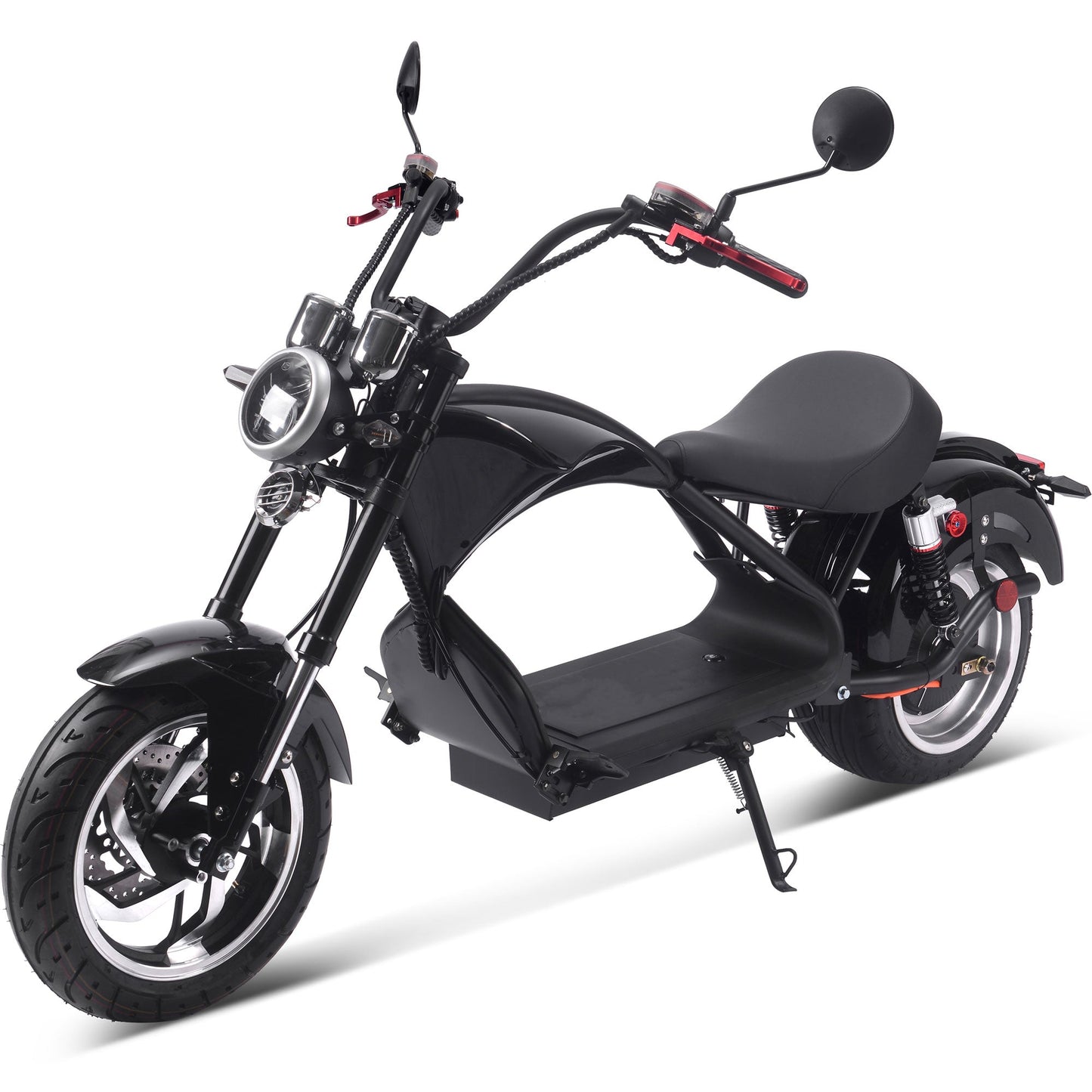 MotoTec | Lowboy 60v 2500w Lithium Scooter Black