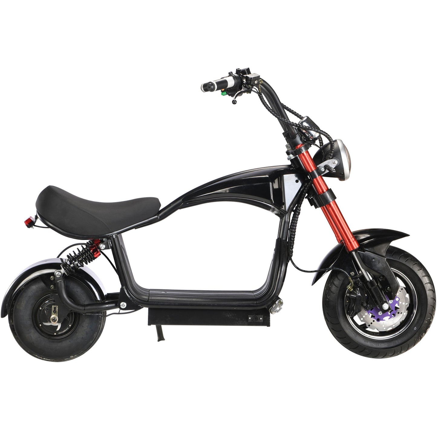 MotoTec | Mini Lowboy 48v 800w Lithium Scooter Black