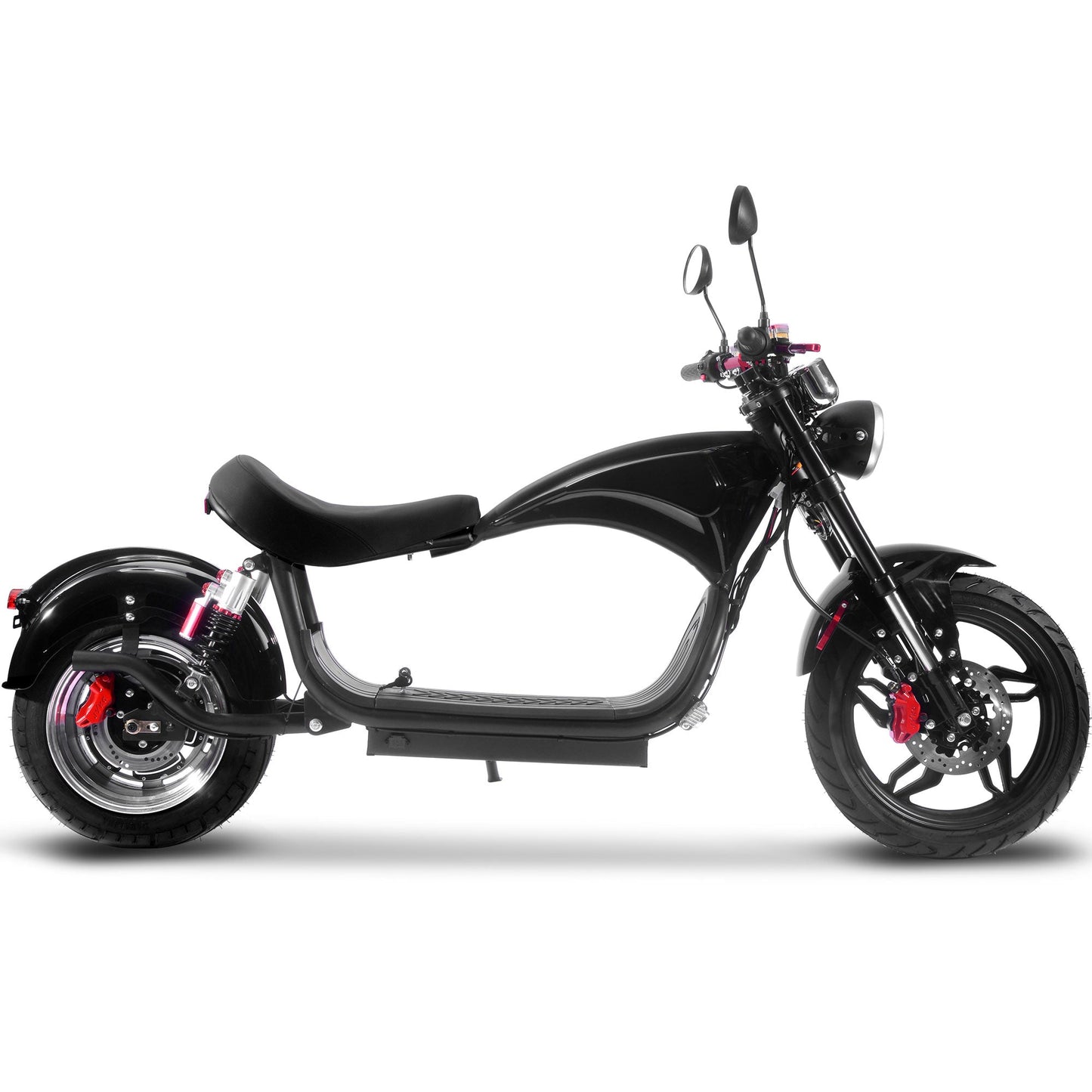 MotoTec | Raven 60v 30ah 2500w Lithium Electric Scooter Black