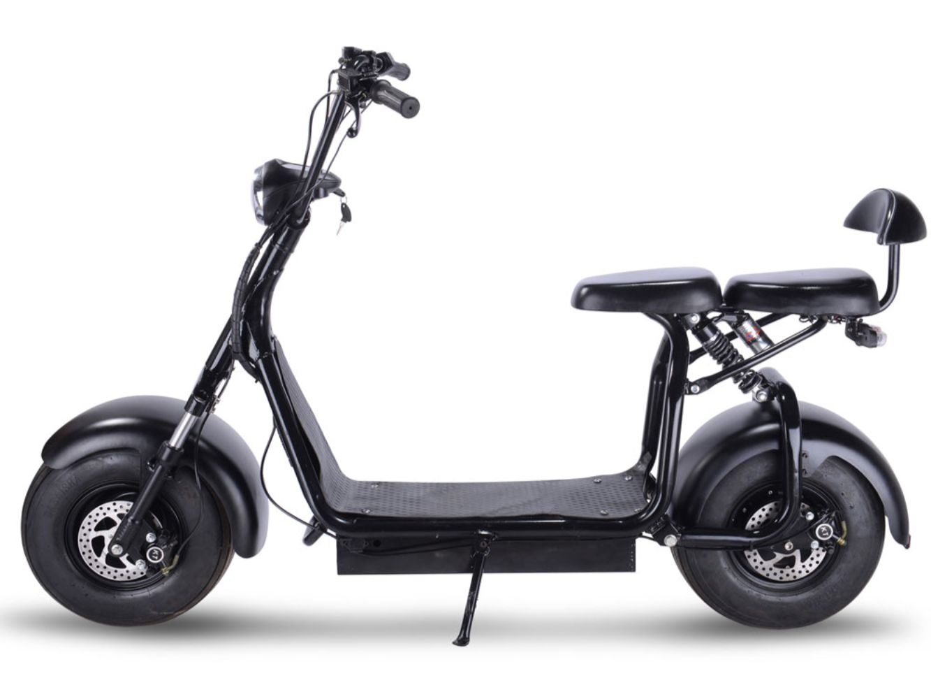 MotoTec | Knockout 60v 1000w Electric Scooter Black