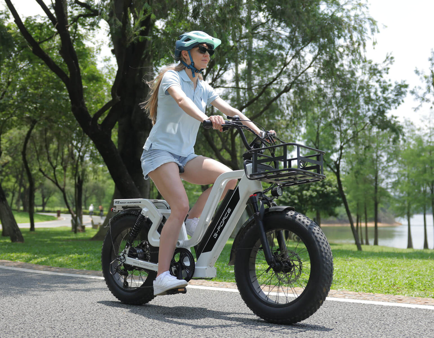 G-FORCE RS ST 750W Full Suspension Fat Tire 48V 750W 60-100 Mile Range Electric Bike with Dual Hydraulic Brakes - 100% Financing Available!