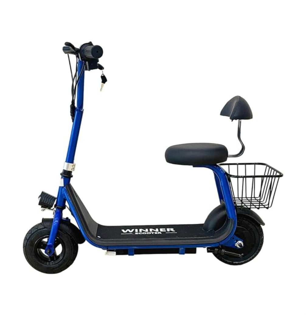 Winner Kids Electric Scooter With seat & pet Teddy Basket Age 4-8