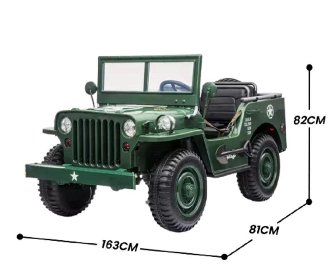 Kids Electric Mini Ride on Jeep with 03 Seats For Siblings joy Rides Age 3-7 Years