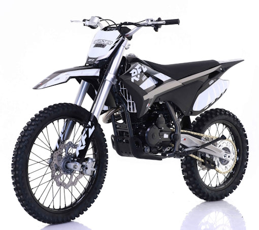 250cc 4-Stroke Dirt Bike with Electric & Kick Start & 21”/18” Off-Road Wheels - THUNDER 250