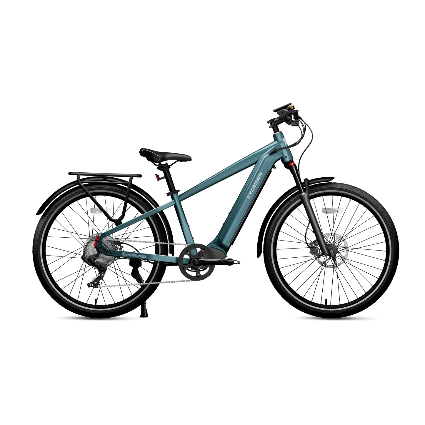 Cycrown Dremax Commuter Step-Through or Step-Over Ebike Electric Bike - 48V 500W dual hydraulic brakes, 27.4" x 2.4" Kenda tires, max load 330 lbs - 100% Financing Available!