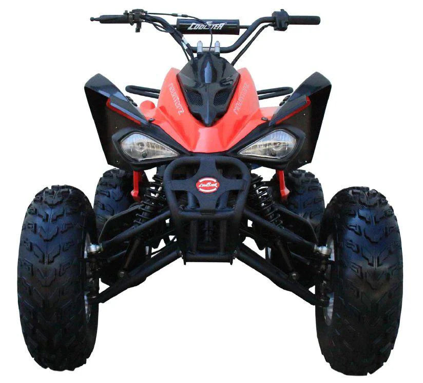 Coolster 3200S, Sports Style, Full sized ATV, Alloy Rims, Automatic with reverse, Wider front end, Front and rear brakes, Electric Start