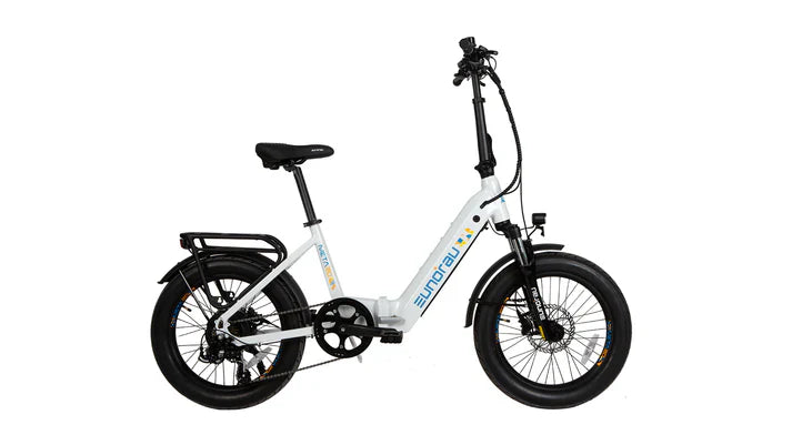 Eunorau META20 1.0 Fat Tire Step-Thru Folding Electric Bike 48V/500W hub motor, range up to 100 miles optional second battery - 100% Financing Available!