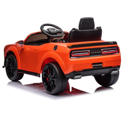 Dodge Challenger SRT Ride On Car 12V/2M,Orange