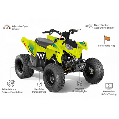 Polaris OUTLAW 110 EFI  Youths ATV Age 10 Years & Above  2026 model