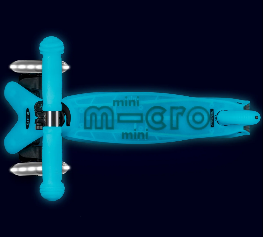 Mini Micro Deluxe Glow LED - Glacier Aqua Age 2-5 Years