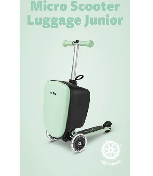 Micro Luggage Junior – Scooter with Built-In Suitcase Kids Age 2-5 years