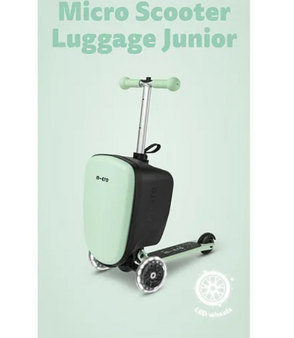 Micro Luggage Junior – Scooter with Built-In Suitcase Kids Age 2-5 years