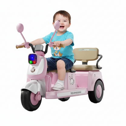Kids Ride on Electric Tricycle Double Seat with Remote –Age 2-7 Years