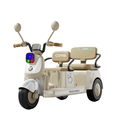 Kids Ride on Electric Tricycle Double Seat with Remote –Age 2-7 Years