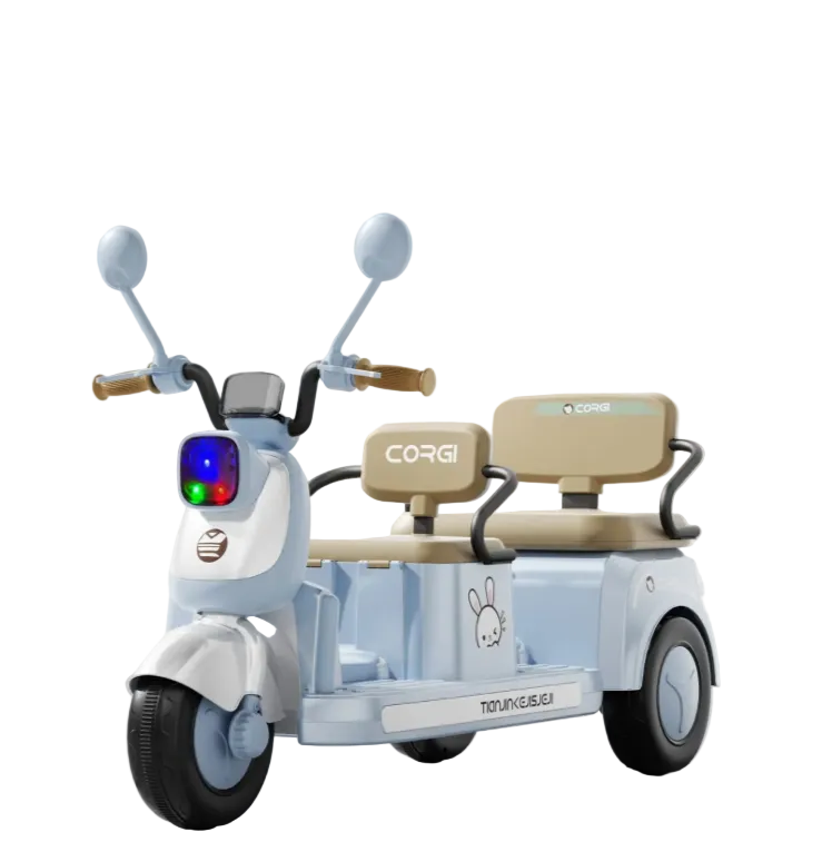 Kids Ride on Electric Tricycle Double Seat with Remote –Age 2-7 Years
