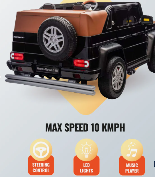 Kids Ride-on 24V Mercedes Maybach G650 Brushless Motor
