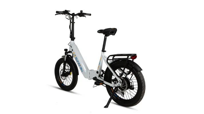 Eunorau META20 1.0 Fat Tire Step-Thru Folding Electric Bike 48V/500W hub motor, range up to 100 miles optional second battery - 100% Financing Available!