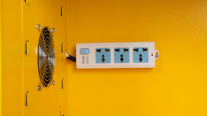 Eunorau | Safety Charging Station 12 Gallon with 1 Smoke Alarm, 6 Charging Ports | BTCC01245