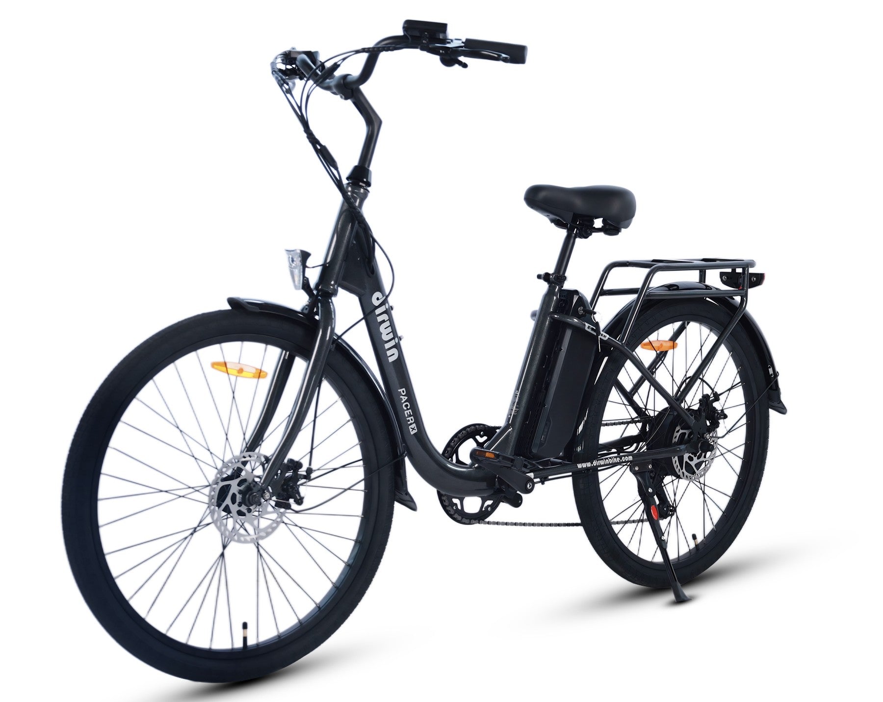 Dirwin Pacer X Electric Commuter Bike - 48V 13Ah 350W, Shimano 6 speed, Range upto 45 miles, 26" tires - 100% Financing Available!