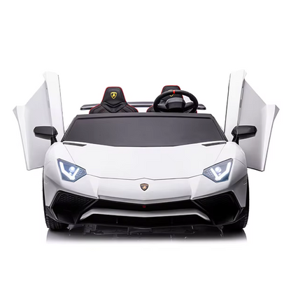 Licensed Lamborghini Aventador SV Big Luxury Electric Car 24v Adult-Double Child Age 2-14