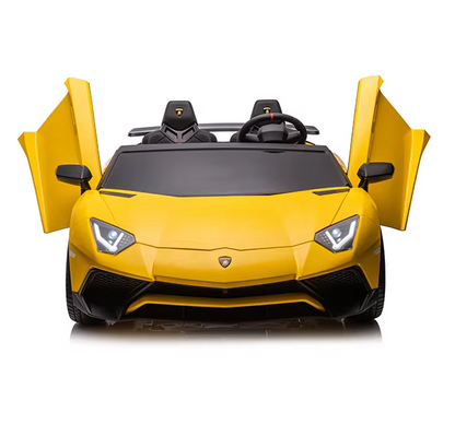 Licensed Lamborghini Aventador SV Big Luxury Electric Car 24v Adult-Double Child Age 2-14