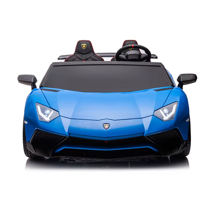 Licensed Lamborghini Aventador SV Big Luxury Electric Car 24v Adult-Double Child Age 2-14