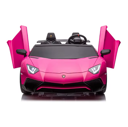 Licensed Lamborghini Aventador SV Big Luxury Electric Car 24v Adult-Double Child Age 2-14
