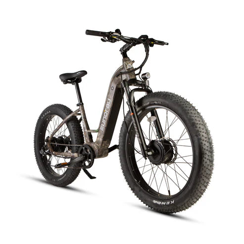 Eunorau FAT-AWD 3.0 Fat Tire Step-Thru Electric Bike 48V/500W+500W dual hub motor, range up to 80 miles - 100% Financing Available!