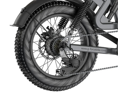 G-FORCE RS Full Suspension Fat Tire 48V  750W 60-100 Mile Range Electric Bike with Dual Hydraulic Brakes - 100% Financing Available!
