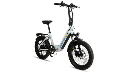 Eunorau META20 1.0 Fat Tire Step-Thru Folding Electric Bike 48V/500W hub motor, range up to 100 miles optional second battery - 100% Financing Available!