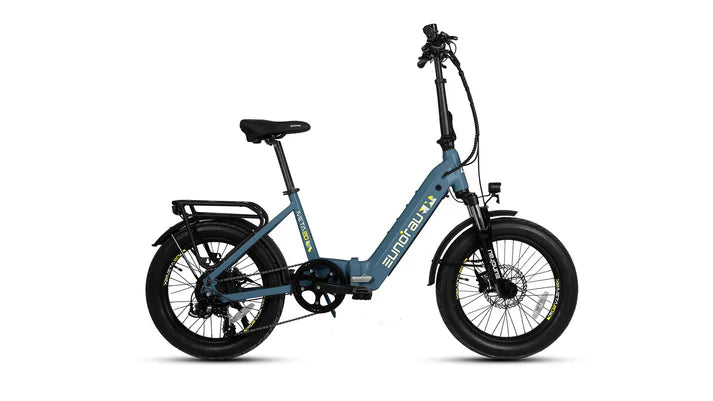 Eunorau META20 1.0 Fat Tire Step-Thru Folding Electric Bike 48V/500W hub motor, range up to 100 miles optional second battery - 100% Financing Available!