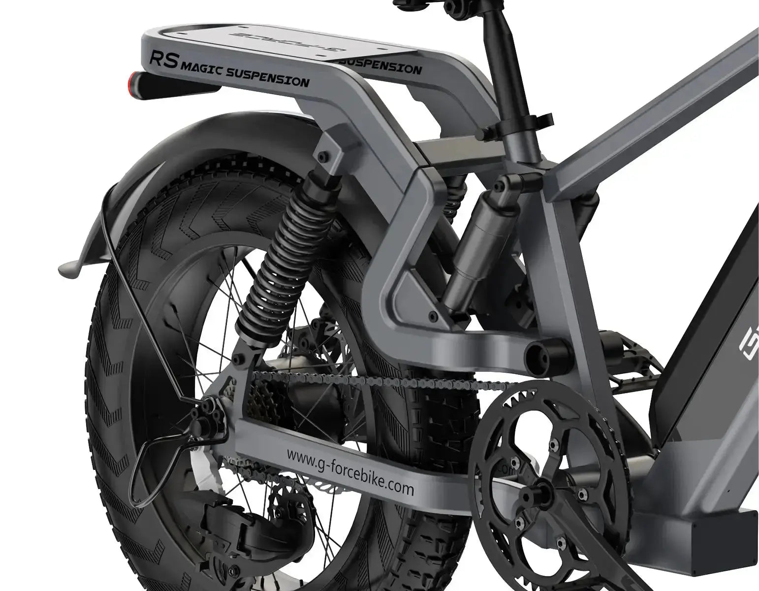 G-FORCE RS Full Suspension Fat Tire 48V  750W 60-100 Mile Range Electric Bike with Dual Hydraulic Brakes - 100% Financing Available!
