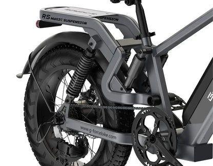 G-FORCE RS Full Suspension Fat Tire 48V  750W 60-100 Mile Range Electric Bike with Dual Hydraulic Brakes - 100% Financing Available!