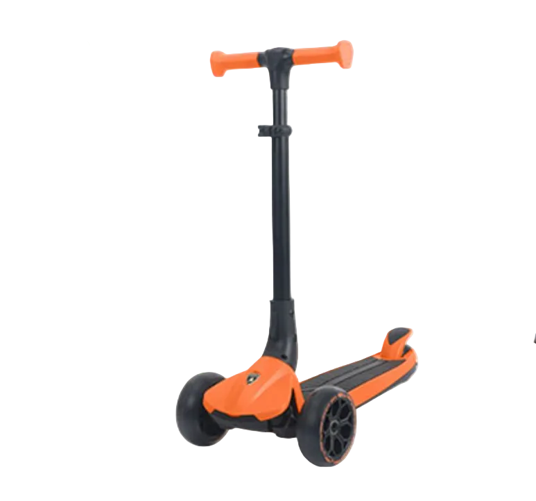 Lamborghini Kids Scooter for Ages 3-7, 3 Wheel Scooter with Light Up Wheels and LED Tray, Adjustable Height