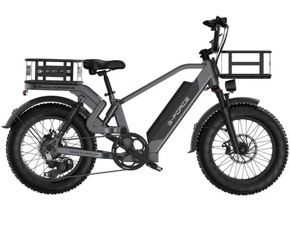 G-FORCE RS Full Suspension Fat Tire 48V  750W 60-100 Mile Range Electric Bike with Dual Hydraulic Brakes - 100% Financing Available!