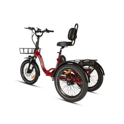 Eunorau ONE-TRIKE 2.0 Folding Electric Trike 48V 500W, upto 50 Mile Range -  100% Financing Available!