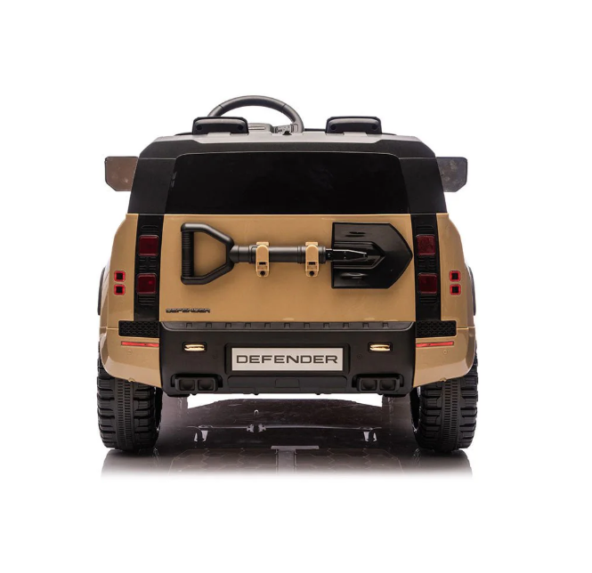 Land Rover Defender Licensed Ride On Car 12V - Champagne Kids Age 3-5 Years