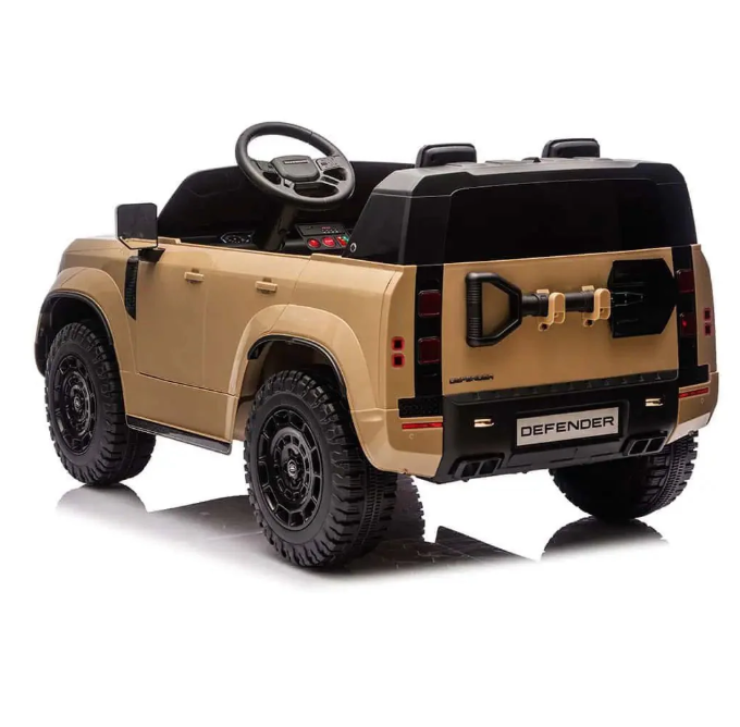 Land Rover Defender Licensed Ride On Car 12V - Champagne Kids Age 3-5 Years