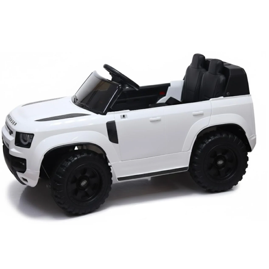 Land Rover Defender Licensed Ride On Car 12V - White Age 3+