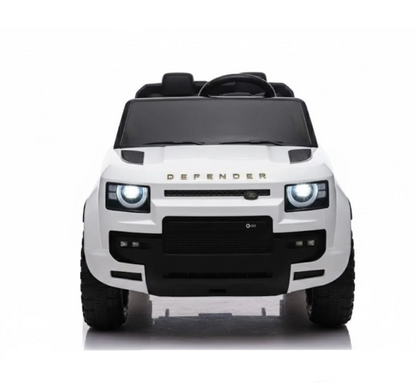 Land Rover Defender Licensed Ride On Car 12V - White Age 3+