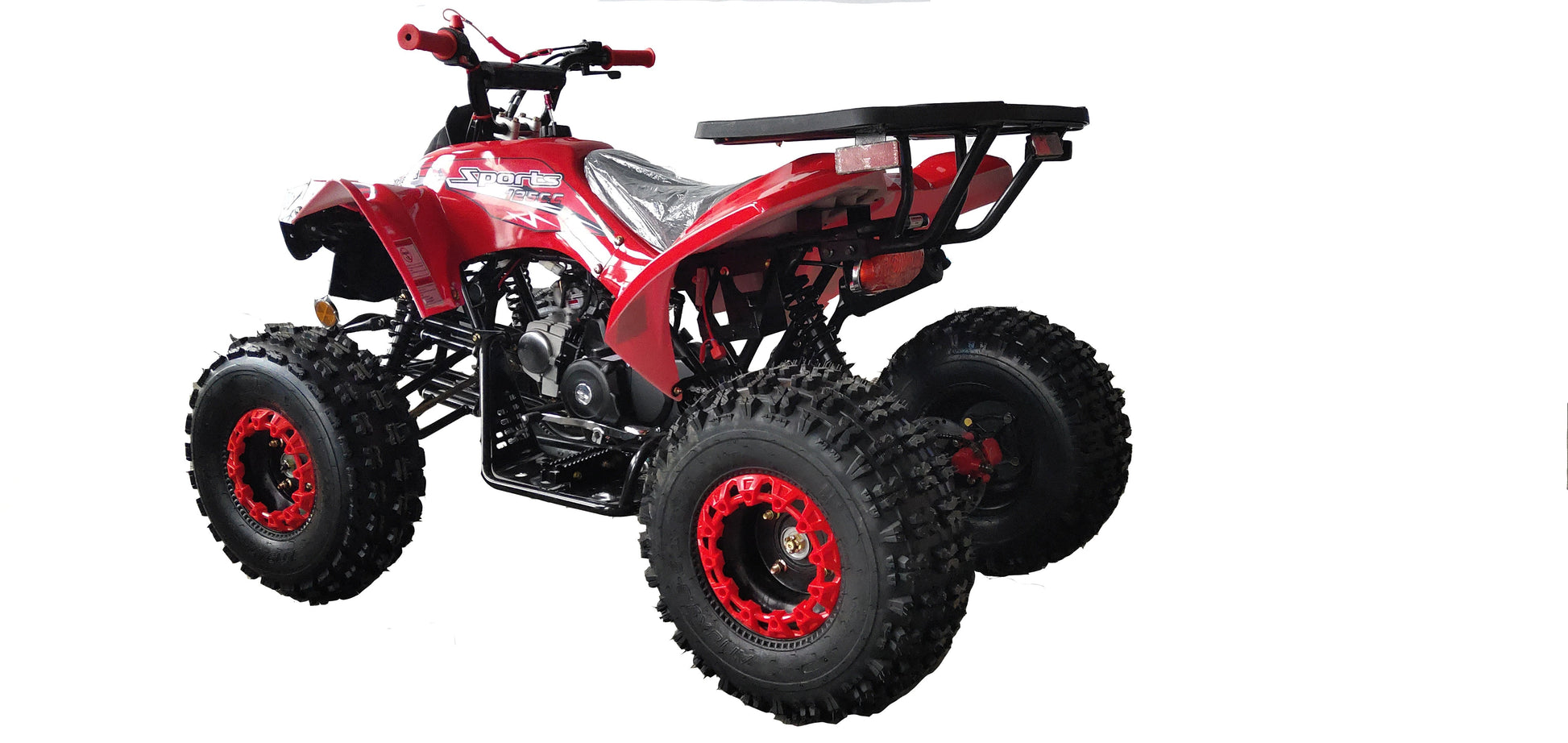 RPS Outlander 125 ATV  125cc Youth Mid Size, Automatic Trans, Bead Lock Style Rims with Free Battery Charge, up to $49 value