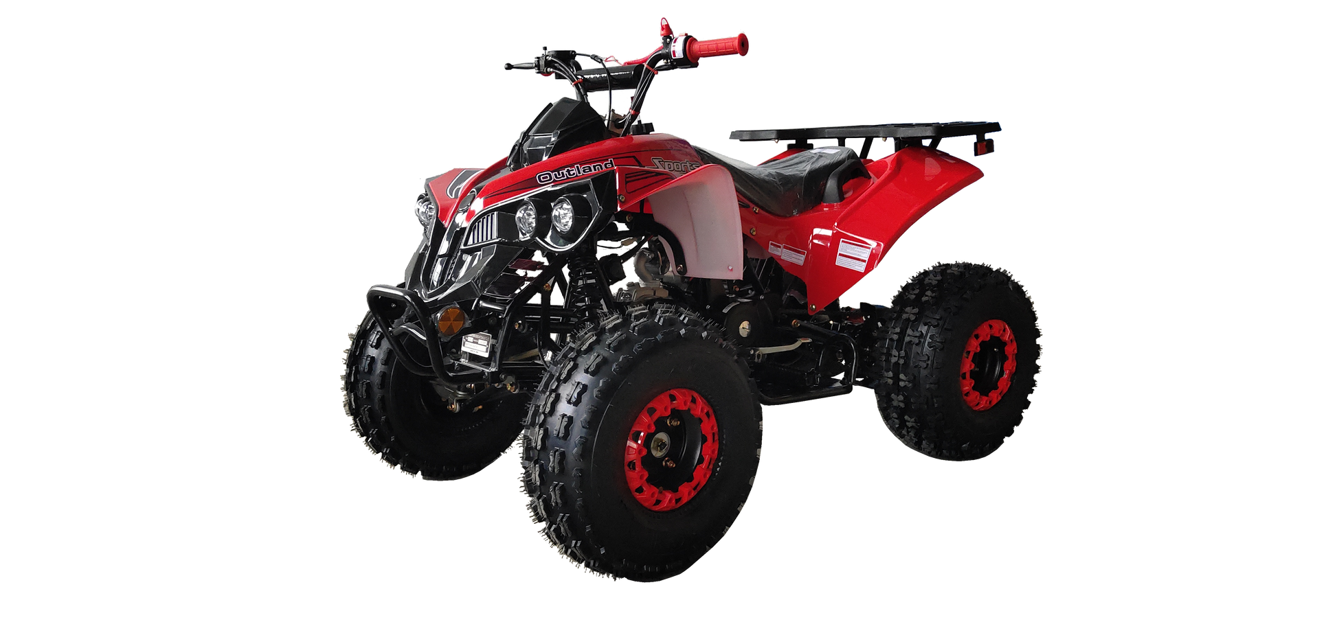 RPS Outlander 125 ATV  125cc Youth Mid Size, Automatic Trans, Bead Lock Style Rims with Free Battery Charge, up to $49 value