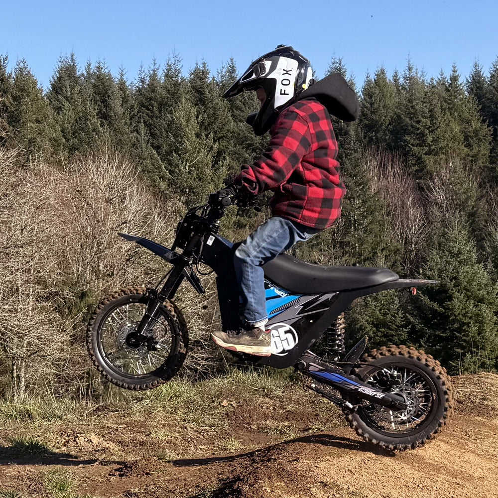 HappyRun | G300 SE Off-Road Electric Dirt Bike 4500W Mid-Drive Orange - Recreational Off-Road Use Only