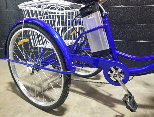 GSI - 26" Electric Powered Adult Tricycle Motorized 3 Wheel Mobility Trike Scooter Bicycle - Critter SLC