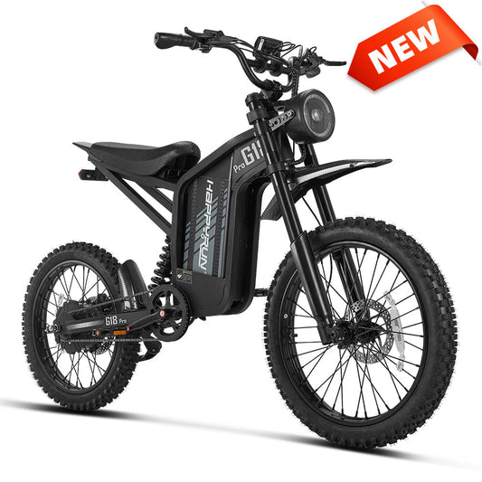 HappyRun | 4500W Electric Dirt Bike G18 Pro | G18Pro-black