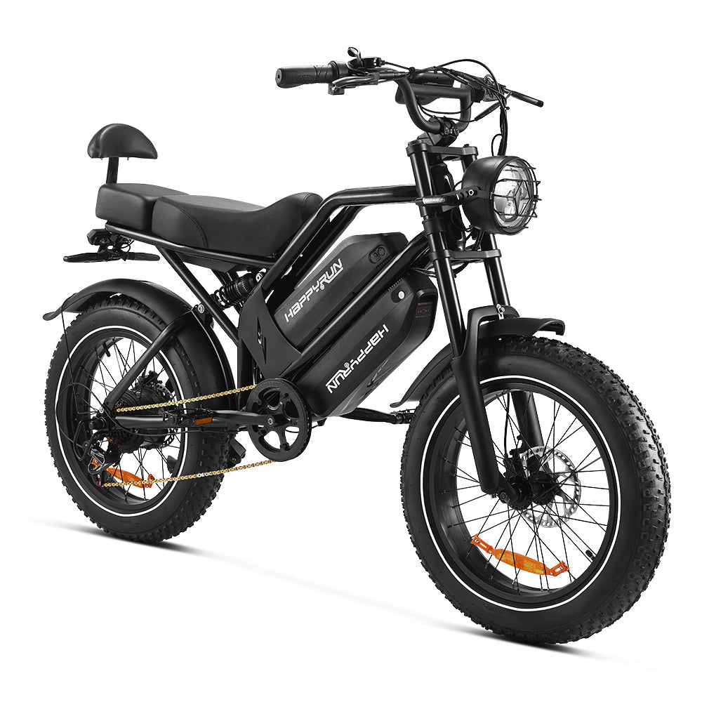 HappyRun | G70 Electric Cargo Bike 2000W Dual Battery, Long Range