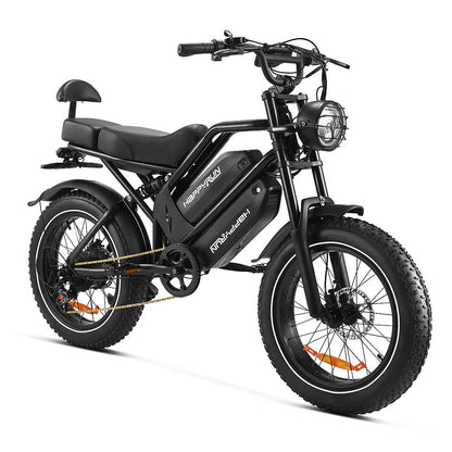 HappyRun | G70 Electric Cargo Bike 2000W Dual Battery, Long Range