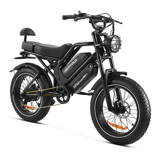 HappyRun | G70 Electric Cargo Bike 2000W Dual Battery, Long Range